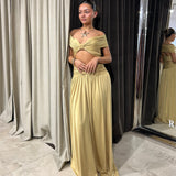 ARCINA ORI (gold) Alessia top/skirt set