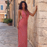 JASOOK (peach) Noa feather Maxi