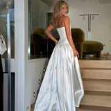 ELIYA THE LABEL (white) Georgia Corset Gown