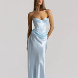 NATALIE ROLT (blue) Elina bustier / Evelyn skirt