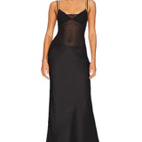 BEC AND BRIDGE (black) Lindsey mesh tummy with bra maxi
