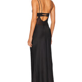 BEC AND BRIDGE (black) Lindsey mesh tummy with bra maxi