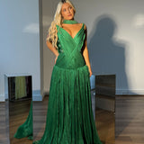 OXA COUTURE (green) Aurelia gown