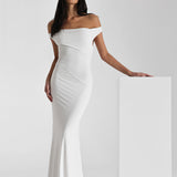 NATALIE ROLT (white) Bettina gown