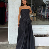 ACLER (black) Hawford corset maxi