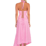 I AM DELILAH (pink) Sabrina corset and skirt set