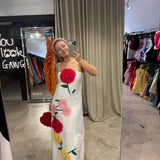 ELLIATT (white floral) Buttercup maxi