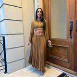 ZIMMERMAN (gold/brown) Iluminate batwing bodice and skirt