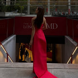EFFIE KATS (red) Alba Satin Maxi