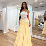 ORELTH (yellow/white) Azura Gown
