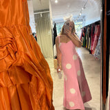 BY JOHNNY (pink/white) Dolcetto polka dot midi