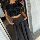 ACLER (black) Jackhill top and skirt set