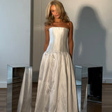 ELIYA THE LABEL (white) Georgia Corset Gown