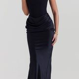 HOUSE OF CB (black) Persephone strapless corset gown