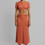 CHISTOPHER ESBER (orange/rust) skirt/top set