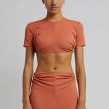 CHISTOPHER ESBER (orange/rust) skirt/top set