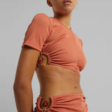 CHISTOPHER ESBER (orange/rust) skirt/top set
