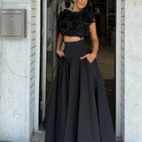 ACLER (black) Jackhill top and skirt set