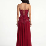 ORELTH (ruby red) Azura Gown