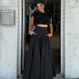 ACLER (black) Jackhill top and skirt set