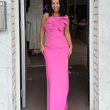 ACLER (pink) Esher corset maxi