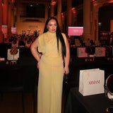 BENNI (yellow) high neck maxi