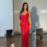 ALBINA DYLA (red) Lovers Dream Embellished Gown