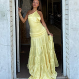 FENITY (yellow) Athena backless maxi