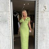 RACHEL GILBERT (green) Jensen maxi