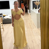 ARCINA ORI (gold) Alessia top/skirt set