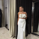 ACLER (white) Underwood flower skirt set