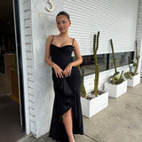 HOUSE OF CB (black) Gabbi ruffled maxi