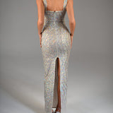 THE DOLL HOUSE (nude/crystal) Antonia maxi
