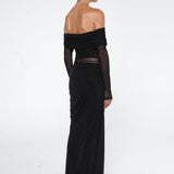 BENNI (black) Yasmin off shoulder maxi