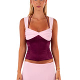 I AM DELILAH (pink/burgundy) Scarlett corset and skirt set