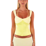 I AM DELILAH (yellow) Scarlett corset and skirt set