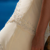 HOUSE OF CB (vanilla cream) Sorelle Georgette Hand Embellished Tiered Maxi
