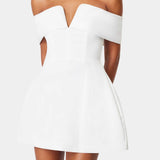 ELLIATT (white) Alice Party off the shoulder mini