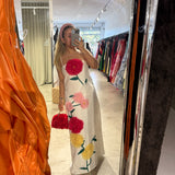 ELLIATT (white floral) Buttercup maxi