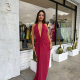 BEC AND BRIDGE (red/cherry) Susie halter maxi