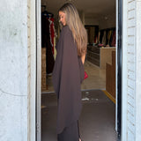 EFFIE KATS (coffee brown) Romi midi