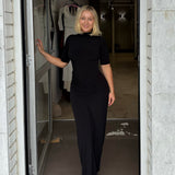 EFFIE KATS (black) Esper bodysuit / kayson maxi skirt set