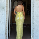 MISHA (yellow) Ina sequin maxi