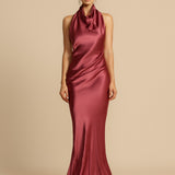 ARCINA (Rose) Gaia High Neck Maxi