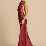 ARCINA (Rose) Gaia High Neck Maxi
