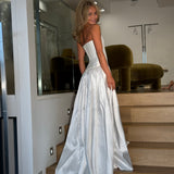 ELIYA THE LABEL (white) Georgia Corset Gown