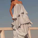 ELLIATT (blue) Tilly Tiered maxi