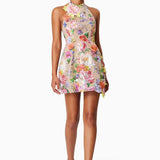 ELLIATT (multicoloured) Meadow Hawk floral sequin mini
