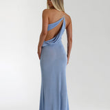 NATALIE ROLT (blue) Elissa cut out gown