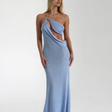 NATALIE ROLT (blue) Elissa cut out gown